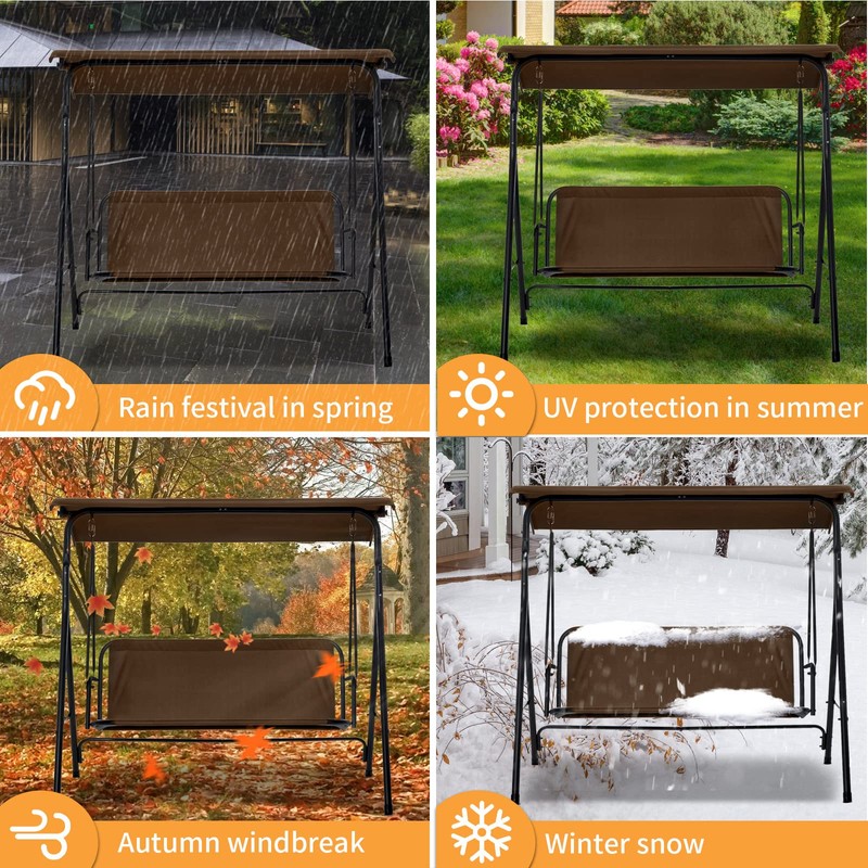 Replacement Swing Seat Cover, Patio Swing Cover, Oxford Waterproof Swing