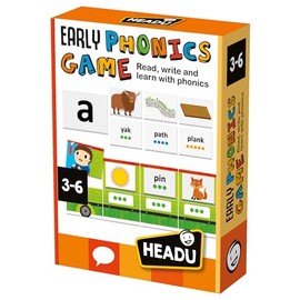 Headu - Early Phonics Game, Learning Games, Toddler Learning Toys, Kids Learning Toys, Flash Cards for Kids, Educational Games, Phonics Introduction, Working Memory Training, Age 3-6 Years