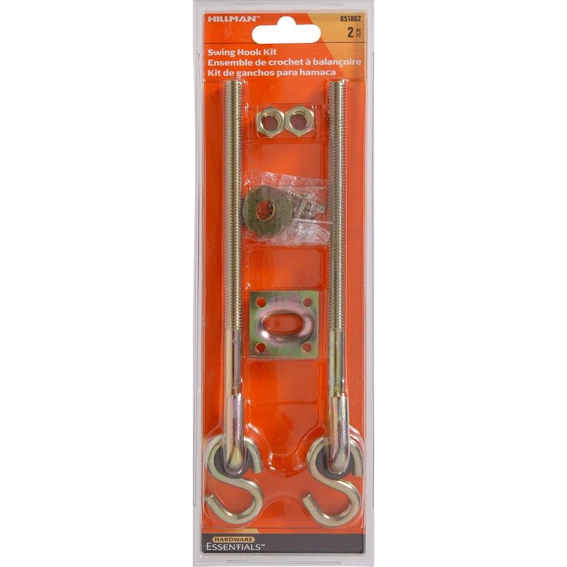 Hillman 851862 Swing Hook Kit 2-Pack