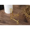 (2 Pack) 4" Iron Display Stand, Gold Small Iron Easel