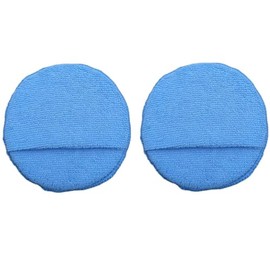 cyclingcolors 2 x Foam Applicator Pad for Cars Application Sponge Polishing Sponge Polishes Waxing Plastic Care Products 120 mm