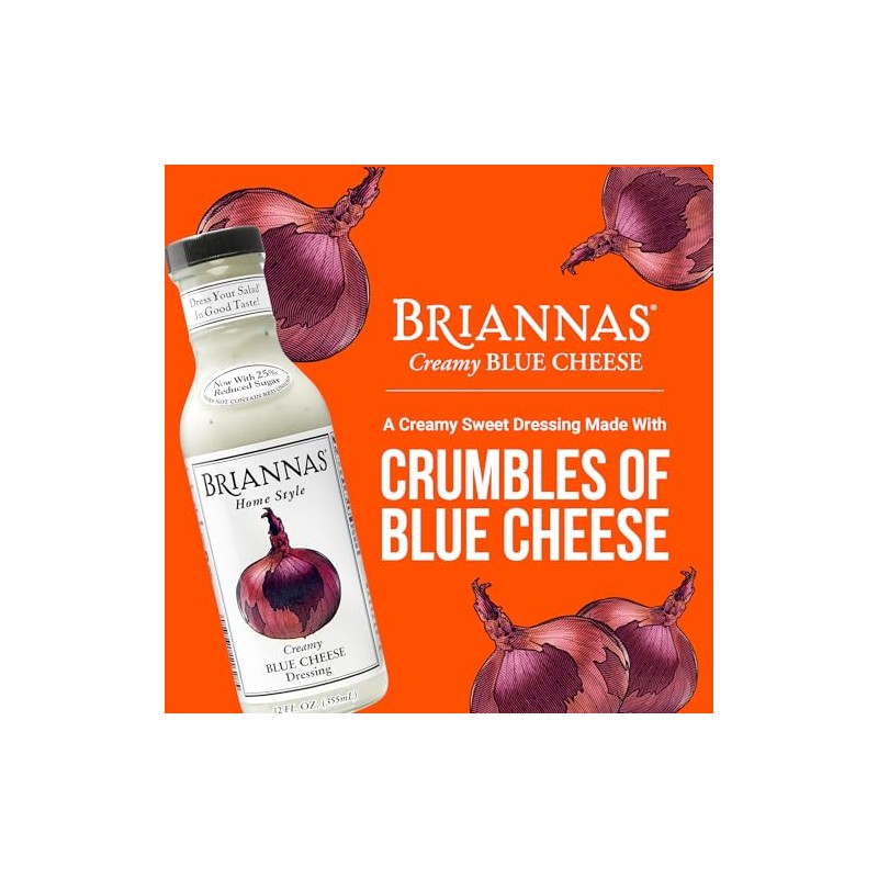 Briannas Aderezo Cremoso de Queso Azul Casero