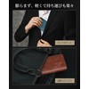 Kawaoto Men's Long Wallet, Genuine Leather, Pueblo Leather, Large Capacity,