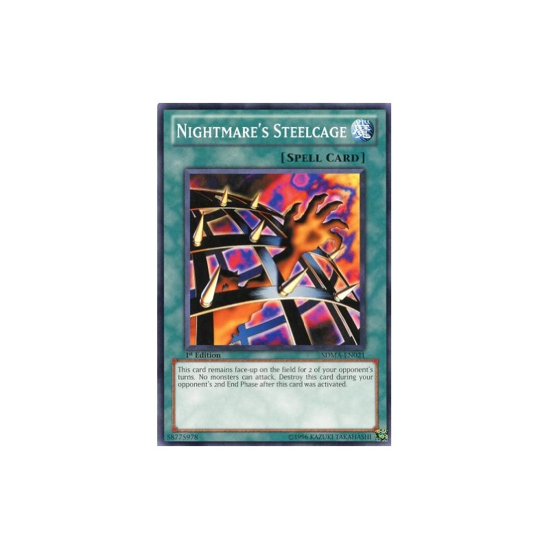 Yu-Gi-Oh! - Nightmare's Steelcage (SDMA-EN021) - Structure Deck: Marik -