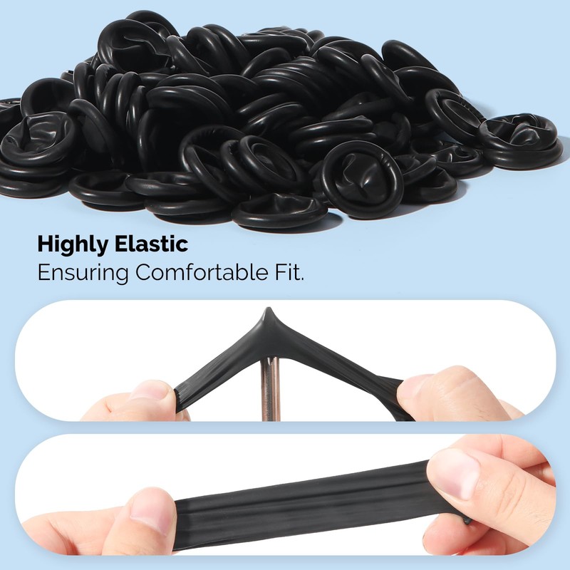 JMU Latex Finger Cots Medium, Disposable Finger Protectors, Anti-Static Fingertips