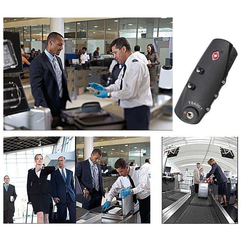 Suitcase Locks, 3-Digit Number Combination TSA 007 Suitcases Locks, TSA