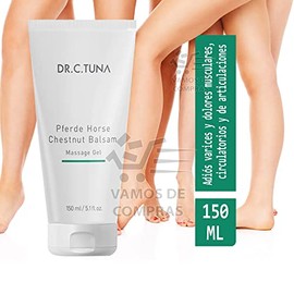 Bálsamo para Masaje Relajante del Dr. C Tuna Farmasi Pferde Doble Efecto alivia Dolor Varice Artritis Fórmula potenciada relajante y tranquilizante en