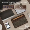 YUNZII QL75 Wireless Typewriter Hot Swap Retro Mechanical Keyboard,Punk Round