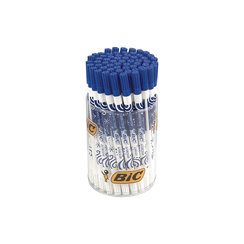 BIC Germany 863049 Ink Eraser with Over-Writer Pen Pack of