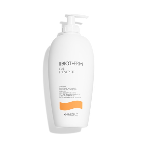 Biotherm Eau Energy Body Milk, Moisturising Body Lotion for Women, Nourishing Body Milk with Oils and Citrus Fruits, for Revitalised and Refreshed Skin, 400 ml