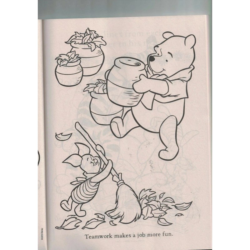 Winnie the Pooth Hide and Seek Coloring Book, ~96 pages,