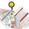 EMT Badge Card, EMS Reference, Paramedic Vertical Pocket Card -