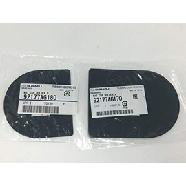 Subaru 2008 to 2021 WRX STi 2015 2016 Crosstrek Cup Holder Mat Set 92177AG170 92177AG180 Genuine OEM