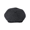 Hats of London Harris Tweed Herringbone Newsboy Cap (as8, Alpha,