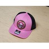 Floral Skull Cap, Richardson 112 Trucker Cap, Pink and Black