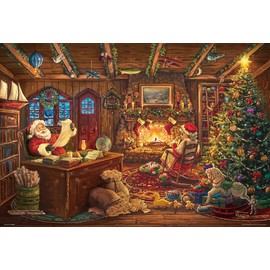 [Made in Japan] Beverly 1000 Piece Jigsaw Puzzle Santa Gift List (19.3 x 28.3 inches (49 x 72 cm) 100-068