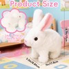 hehred Bunny Toys for Kids with Carrot, Interactive Plush Bunny