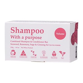 Shampoo with A Purpose Shampoo & Conditioner Bar for Volume Hair, 135 Grams