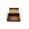 speed mao Stylish Simple Rectangle Toothpick Holder, Brown