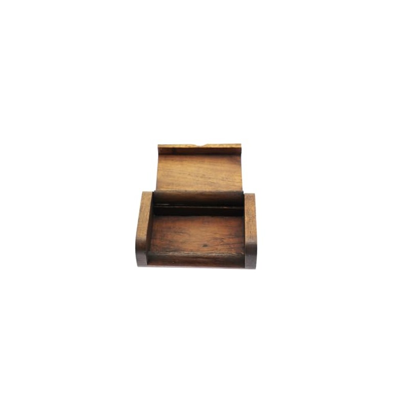speed mao Stylish Simple Rectangle Toothpick Holder, Brown