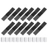 PATIKIL 12Pcs Wrap-Around Felt Furniture Pads, 5.7 x 1.2" Chair