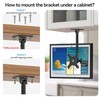 Almoz Under Cabinet Mount for Echo Show 15, Height Adjustable