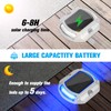 VOLISUN Solar Driveway Lights 4-Pack, 2 Colors in 1, LED