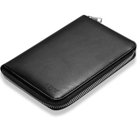 ELASND ELASND Passport Wallet, Passport Holder for Travel Family, Ultra Large Storage up to 3 Pockets. RFID Passport Cover Case with Zipper Closure