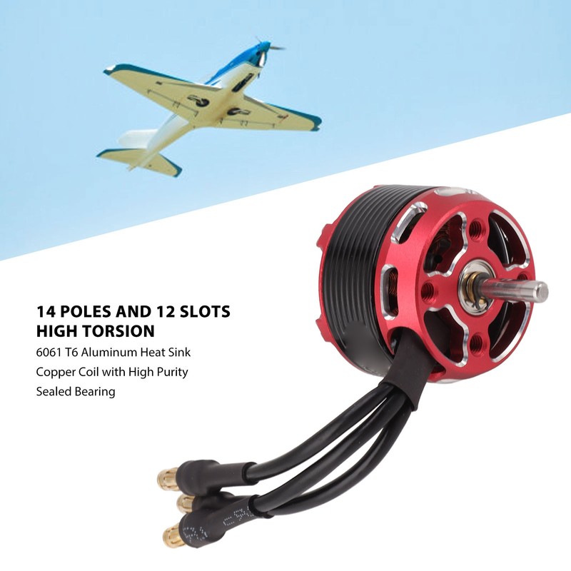 C2826 V2 Brushless Motor 14 Poles 12 Slots High Torsion