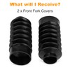 PSLER 39mm Motorcycle Front Fork Covers Guards Rubber Gaiters Gators