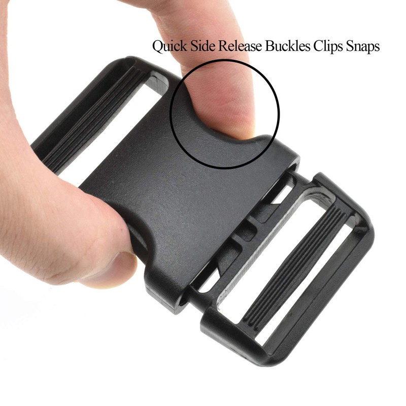 HAO PRO Quick Side Release Buckles Clips Snaps Dual Adjustable