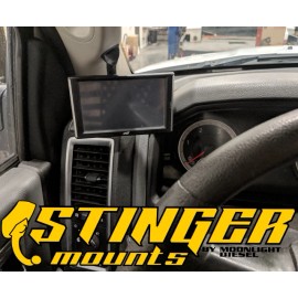 Stinger A pillar Mount for Edge Insight cts2 cts3 fits 2010-2018 Dodge RAM - No