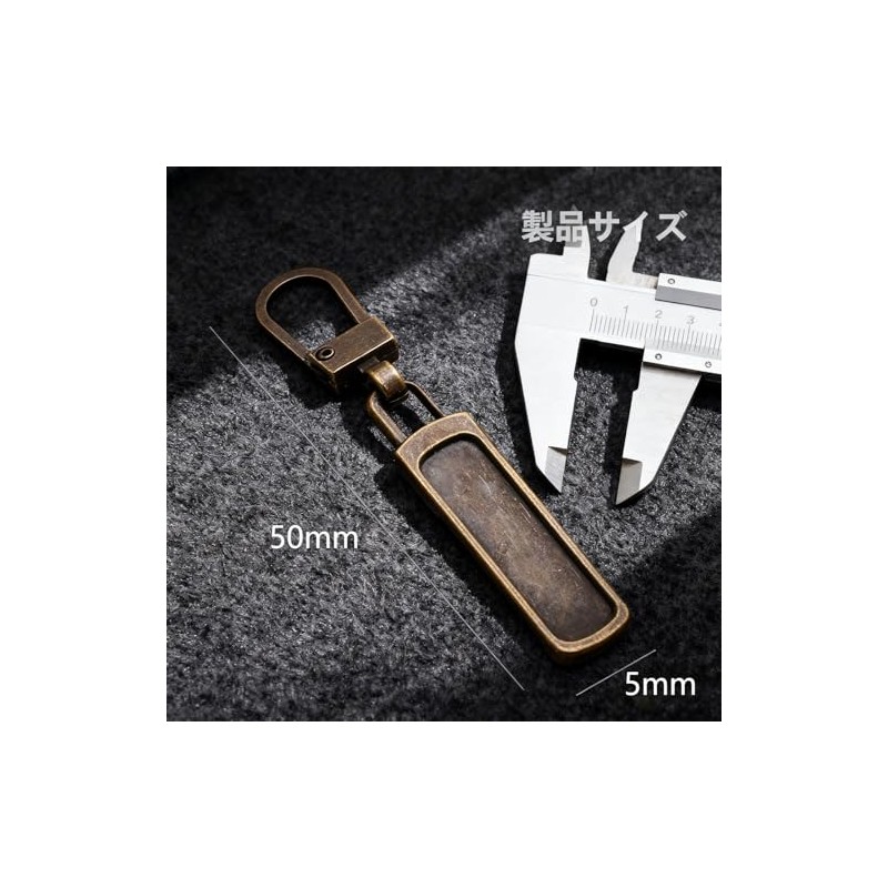 BRIIKPP Pulls Replacement Zipper Pulls Removable Metal Zipper Pulls for