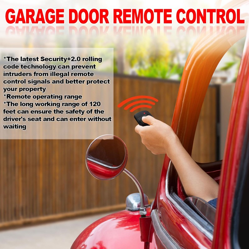 Kingdder 3 Pcs 8 Dip Switch 310mhz Garage Door Remote