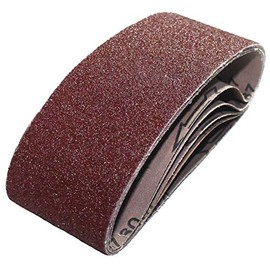 10 x 120 Grit Cloth Sanding Belts for Belt Sanders 75X533 Size