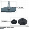 Agm-Products AGM-BPB-CUNV: Brake Reservoir Cap - Universal Adapter Kit, Black