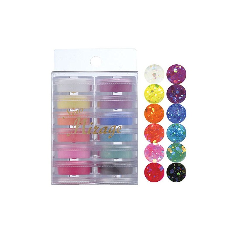 Mirage Color Powder, N/WG, CG, 0.1 oz (3.5 g), Set