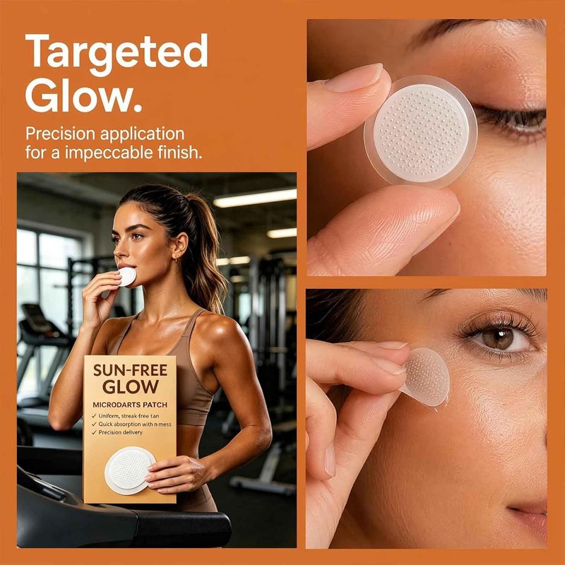 Sun Free Glow Patches, Sun Free Glow Microdarts Patch, Enhances