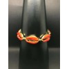 Unbranded String Cowrie Sea shell Red and Gold Bracelet or