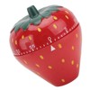 LIFKOME Strawberry Shape Mechanical Timer Manual Countdown for Kitchen Cooking
