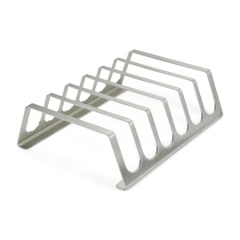 Stainless steel rib holder, RibRack for 6 all-round crispy spare ribs from the grill and oven