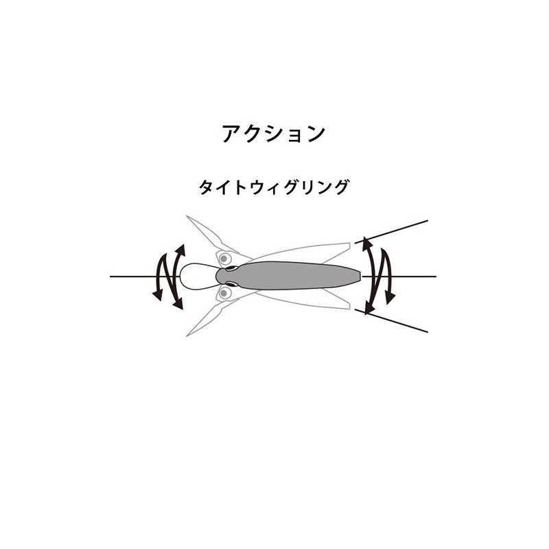 Yo-Zuri r1148-ff Hydro Magnum sinkend Tauchen Köder, Fisch