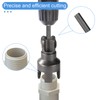 Lyreh 2pcs Integrated Internal & External Pipe Threading Tool, Steel