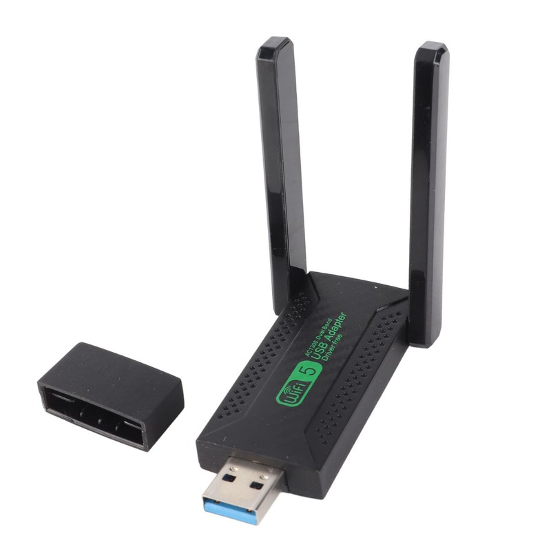 USB Wifi Adapter Dual Antennas Dual Band 5G 2.4G 1300Mbps