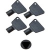 Gas Meter Box Key [4 Pack] - Triangle Key -