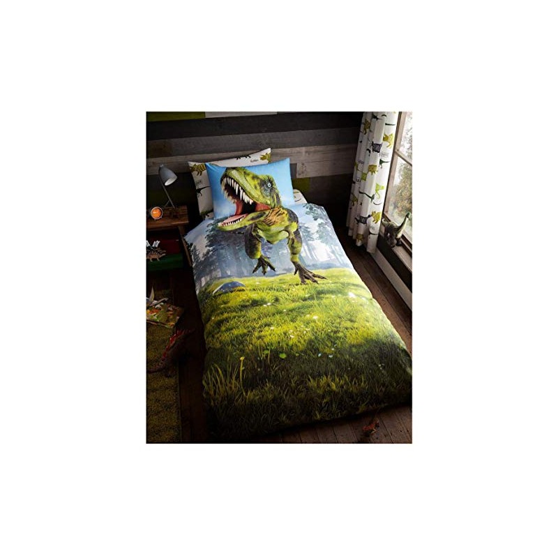 Lions Dinosaur Bedding Set - 100% Polyester 2 Piece Single