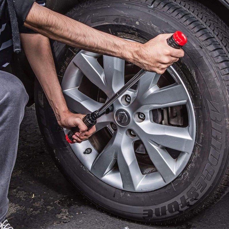 Powerbuilt Billy Club Universal Lug Wrench, Change Vehicle Tires Fast,