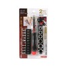 E-Value ERD-126 Ratchet Screwdriver Set, 2-Way Head for Narrow Locations,
