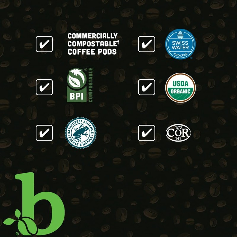 beaniac Organic Downtime Decaf Swiss Water Decaffeinated, Medium Roast, Single