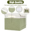 Large 17" 42 Quarts Collapsible Stackable Storage Bins with Lids